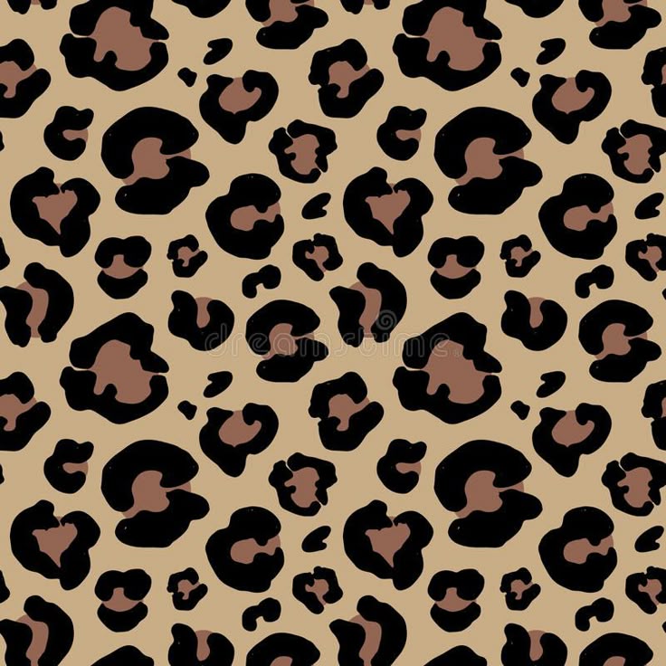 Leopard Skin Hand Drawn Animal Print Drawing Seamless Pattern Vector leopard-skin-hand-drawn-animal-print-drawing-seamless-pattern-vector