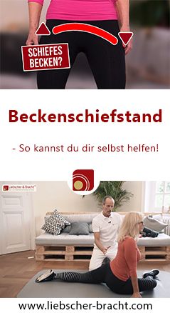 Beckenschiefstand - So hilfst du dir selbst!