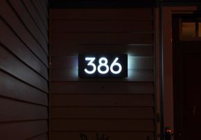 64 Best Удобные вещи для жизни Images On Pinterest House Numbers Custom Aluminum Acrylic Led House Numbers Sign 5 Tall Lights Up Automatically Low Voltage And Profile