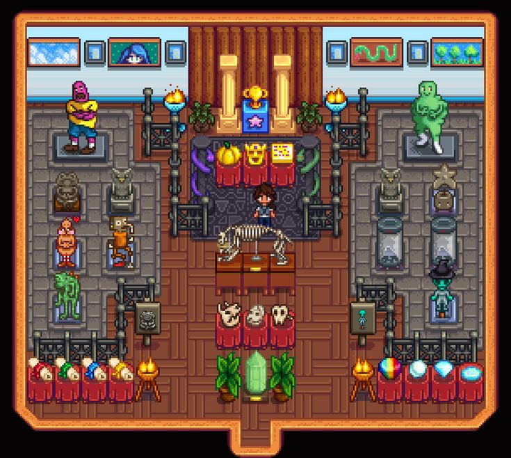 Finally got what I needed and made a museum | Stardew valley, Stardew