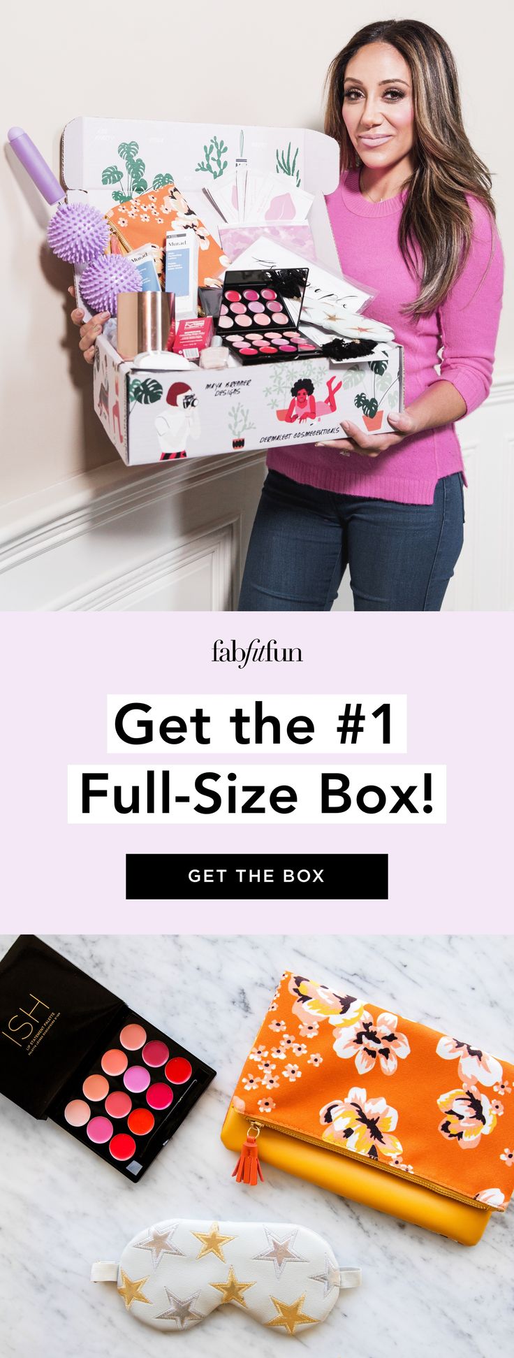Melissa Gorga is obsessed with FabFitFun! Get over $200 of full-sized glam goodies for $39.99 with code BRIGHT