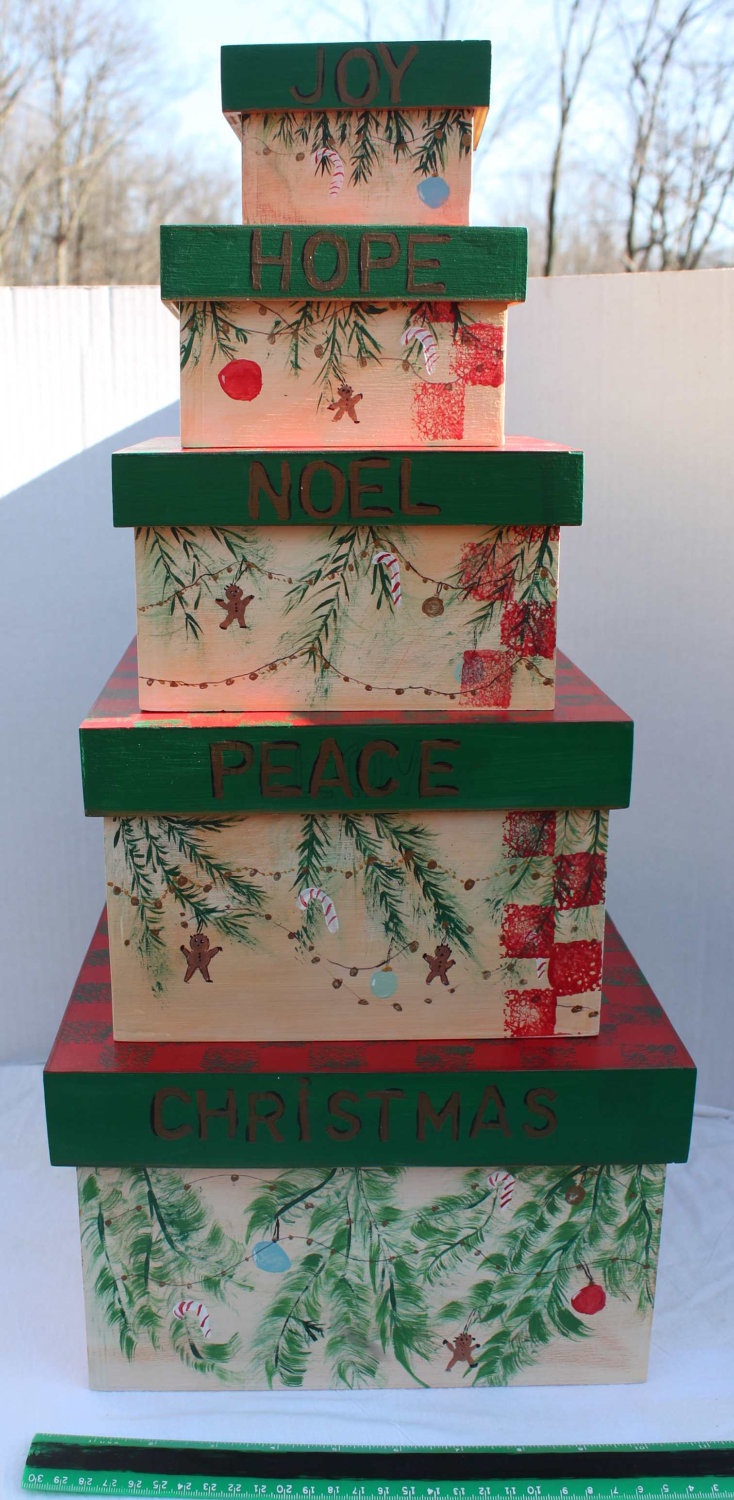 fantastic christmas stacking boxes lk42 roccommunity christmas nesting box
