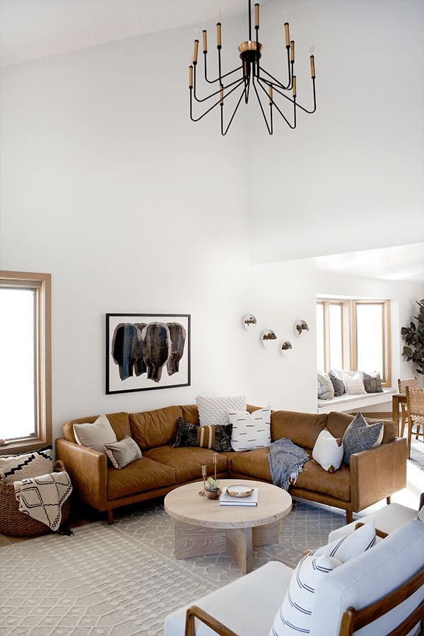 Check out this amazing trasnformation of a dated 90s house to a modern, casual l...