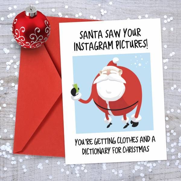 Absolutely free Printable Humorous Santa Xmas Card CraftGossip 4 picture regarding Funny Printable Christmas Cards known as Cost-free Printable Amusing Santa Xmas Card CraftGossip 4