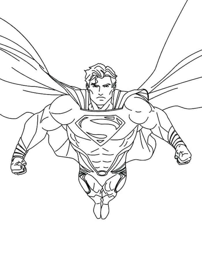 Superman Coloring Picture Superman Coloring Pages Superhero Coloring Pages Superhero Coloring