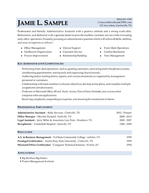 resume skills microsoft office