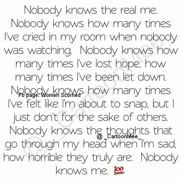 A Poem With The Words Nobody Knows The Real Me Nobody Knows How Many Times a-poem-with-the-words-nobody-knows-the-real-me-nobody-knows-how-many-times