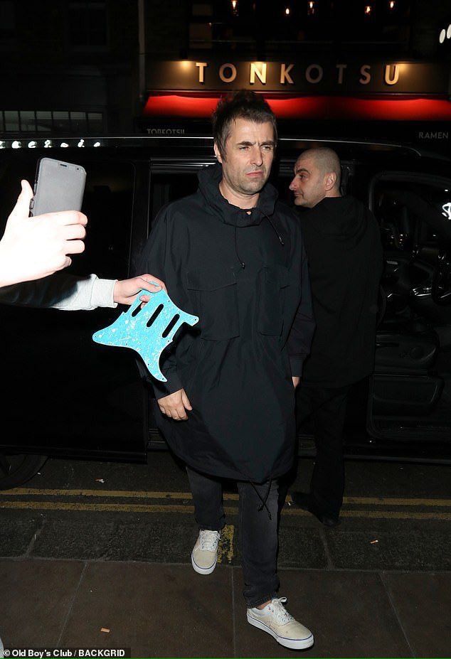Liam Gallagher wears: Nylon Coat, Liam Gallagher Liam Gallagher wears: Nylon Coat, Liam Gallagher