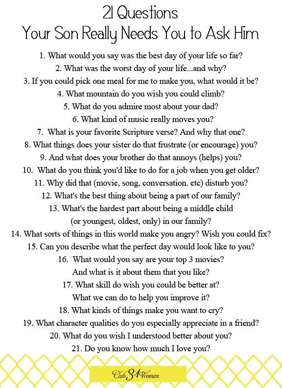 Top sexual questions to ask a guy