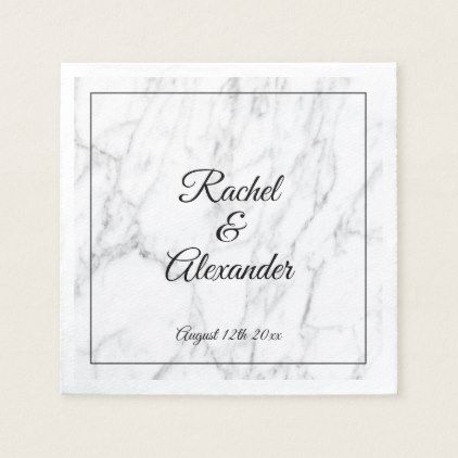 Elegant white marble stone custom wedding napkins | Zazzle.com Elegant white marble stone custom wedding napkins | Zazzle.com