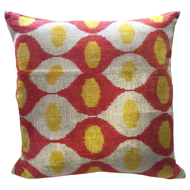 Vintage velvet pillows Cane Chenille Oblong Toss Throw Pillow