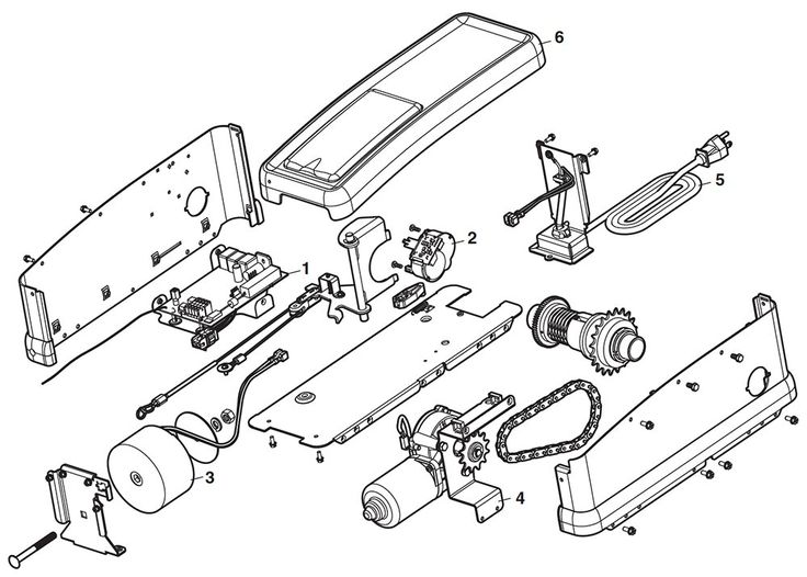 Liftmaster Model 3800 3800P 3800PLD 3900 Wall Mount Opener | Liftmaster