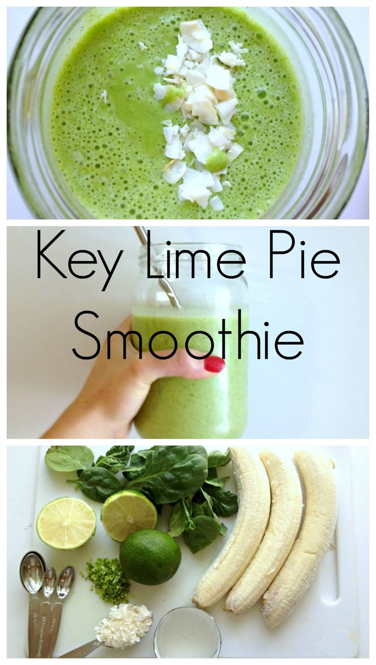 Delicious Key Lime Pie Smoothie Recipe! Vegan and Sugar Free http ...