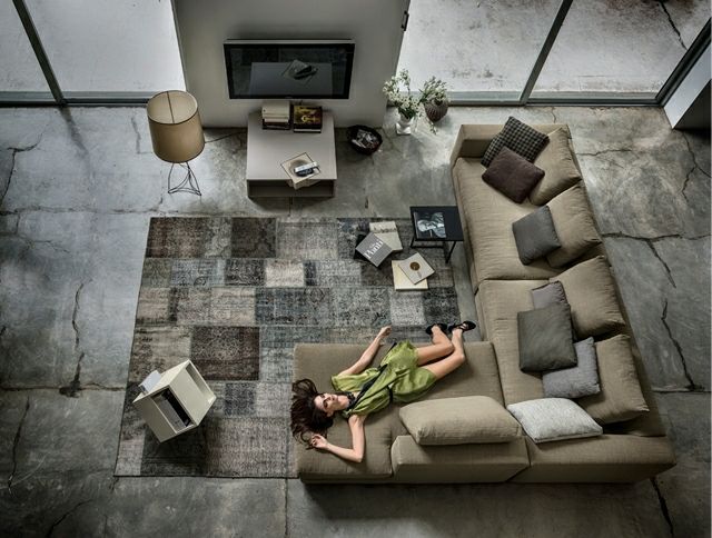ecksofa im wohnzimmer bequeme sitzecke, 39 best leder ecksofa images on pinterest | couches, home ideas and, Möbel ideen