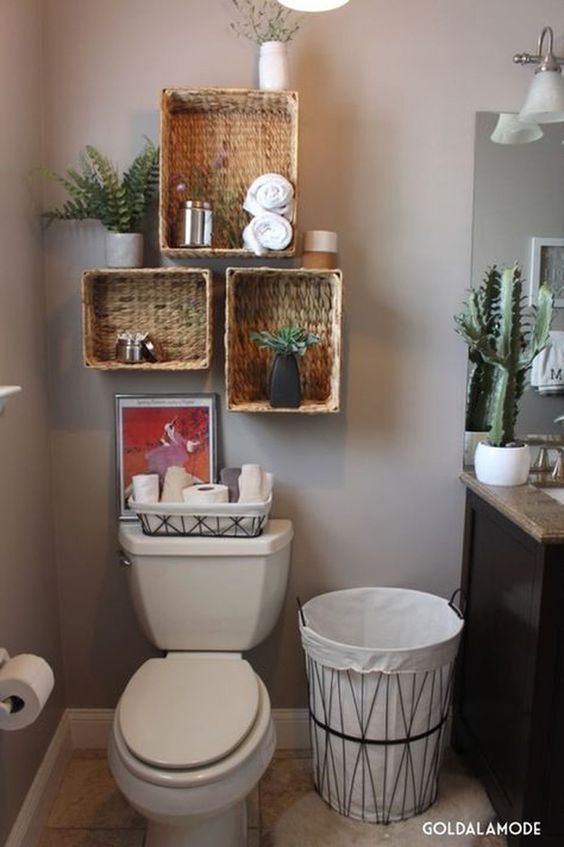 Unglaublich fantastisch 25+ DIY Awesome rustikale Holzkörbe und Kisten #Home #D...