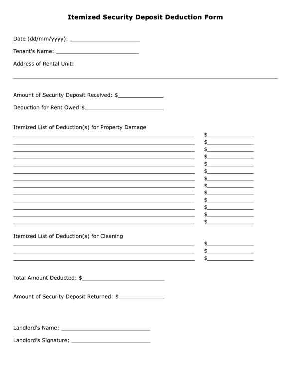 free-printable-legal-form-itemized-security-deposit-deduction-form