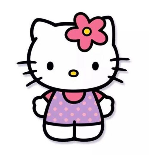 hello kitty cut out pattern