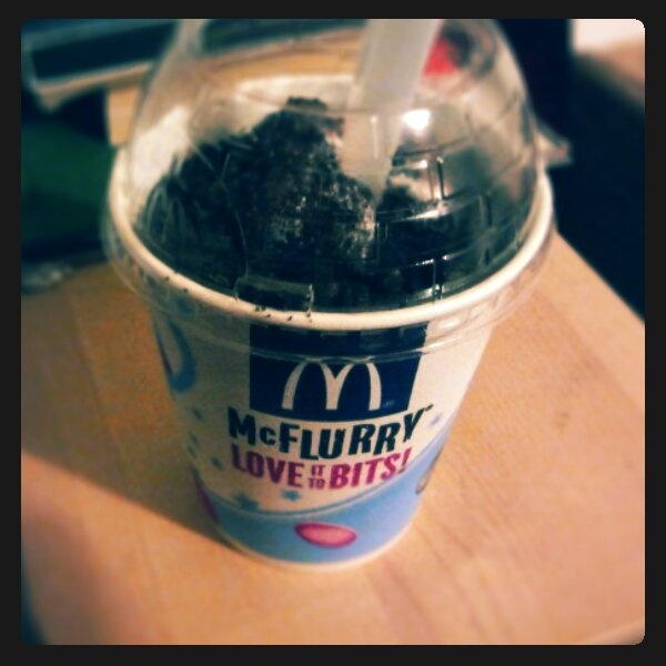 Oreo McFlurry. Oreo McFlurry.
