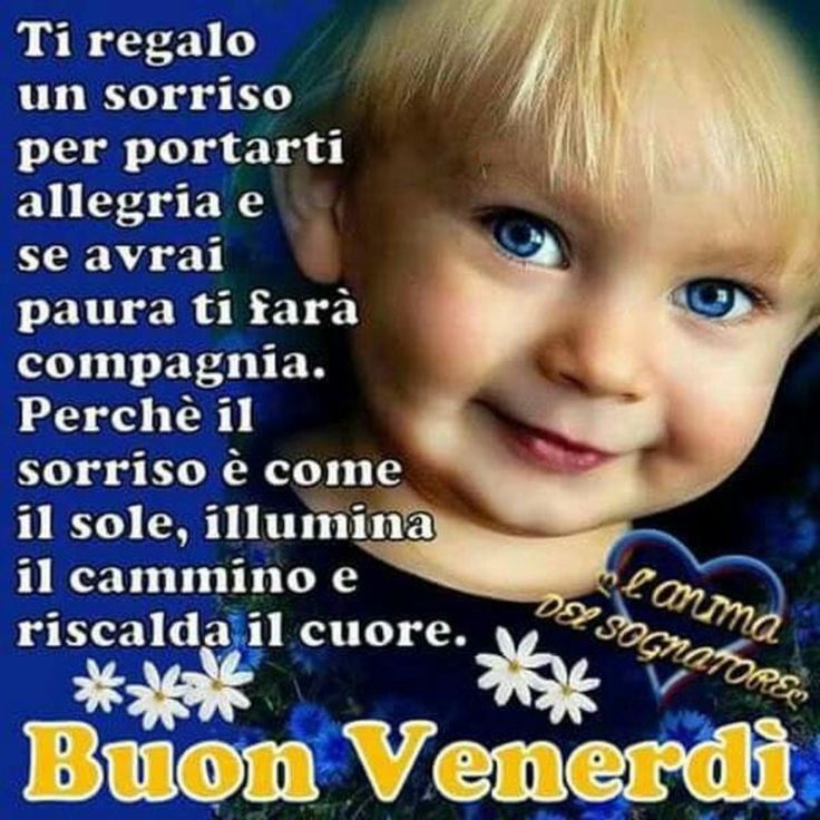 buon venerdi immagini bimbi belli Buongiorno venerdì, Venerdì jpg (736x736)
