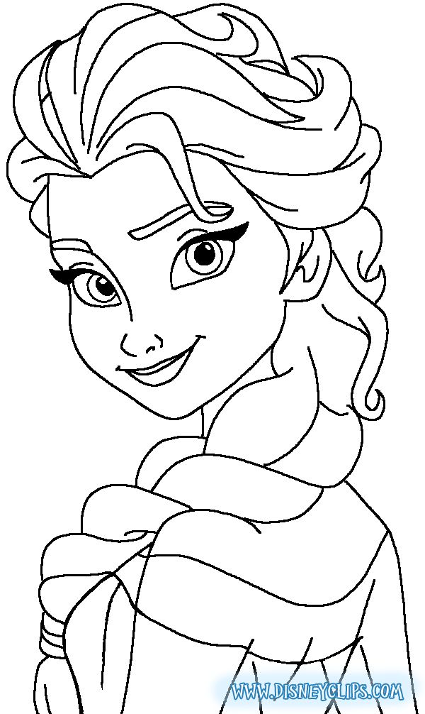 elsa_coloring4.gif 600×1,006 pixels | Imagens frozen, Páginas para