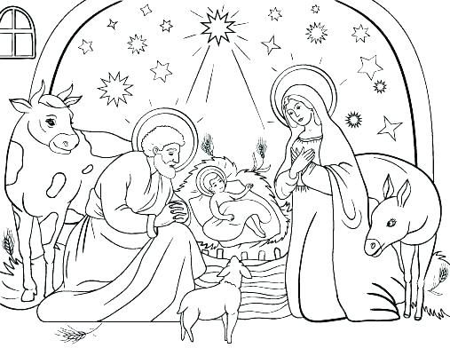 Coloring Pages Of The Nativity Page Missal Art Coloring Pages Of The Nativity Page Missal Art Sheets Scene