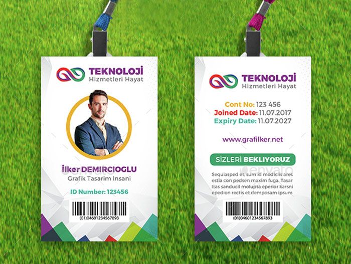 employee badge templates