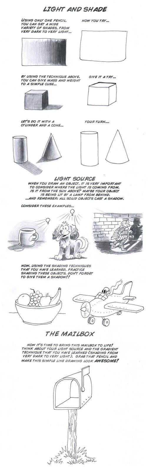 Worksheets Mailbox Worksheets 40 best art worksheets and printables images on pinterest lesson 1 shading by ricky roo302 deviantart