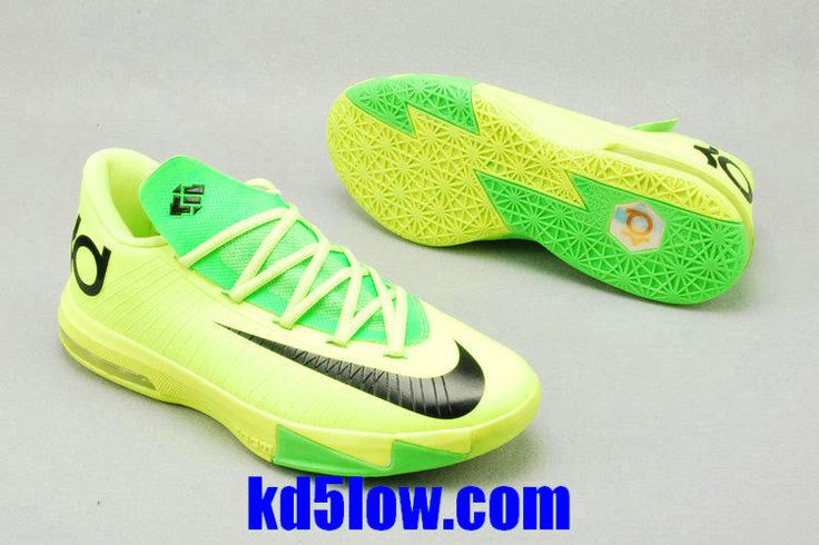 Buy Authentic Nike KD VI 2013 Volt Black Green 599424 701