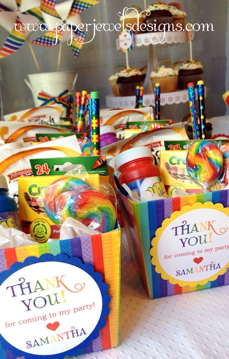 Design Party Favors Ideas best 25 kid party favors ideas on pinterest kids birthday rainbow crayons bubbles goldfish crackers lollipop and