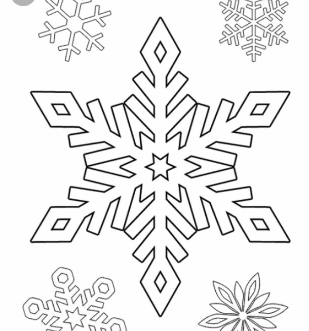Coloring Pages Snowflakes Snowflakes Preety Snowflakes