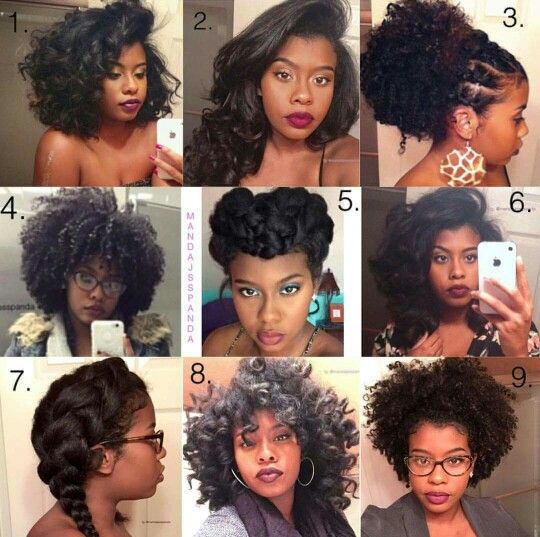 Natural Up Do Using Small Black Bands Natural Up Do Using Small Black Bands