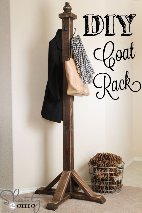 Pin On Projects For The Home Pin On Projects For The Home, How To Build A Wooden Coat Tree