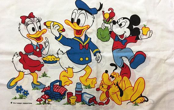 Etsy listing Character Disney Daisy Duck Pillowcase
