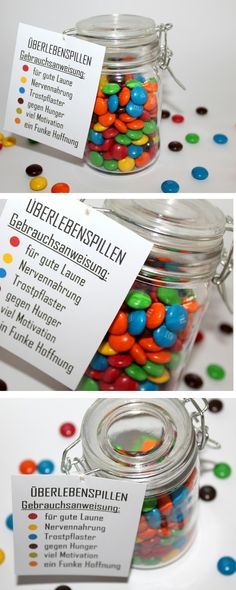 DIY Einmachglas Überlebenspillen + Free Printable + Anleitung: DIY, Basteln, Se...