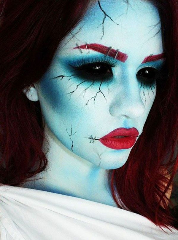 35 disgusting and scary halloween makeup ideas on pinterest that will give you nightmare - Easy Scary Halloween Face Painting Ideas 35 disgusting and scary halloween makeup ideas on pinterest that will give you nightmare - Easy Scary Halloween Face Painting Ideas