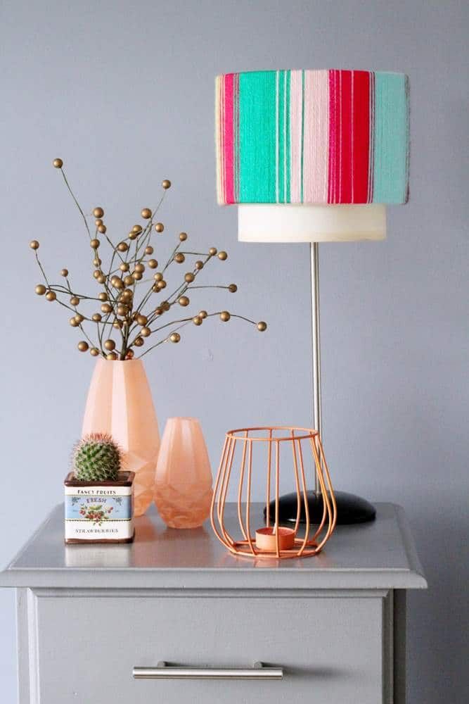 Handmade Tripod Floor Lamp With Black Colored Metal Stand Drum Lampshade Modern Style Different Colors Lampshad Tripod Floor Lamps Floor Lamp Drum Lampshade