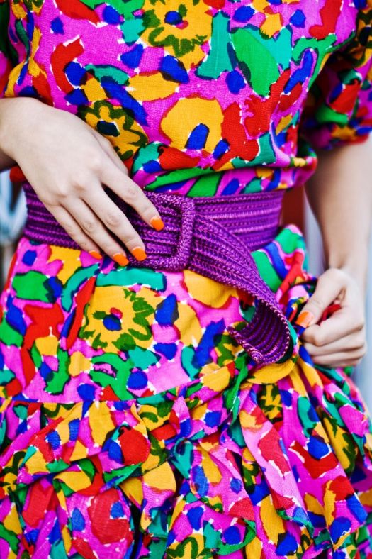 Bright multi colored dresses Bright multi colored dresses