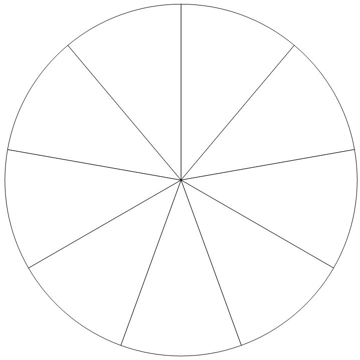 9 section pie chart gif 718 719 pie chart template reference check templates