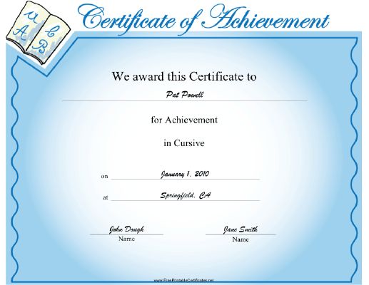 21 best Student Achievement Awards images on Pinterest Awards - free printable certificates of achievement 21 best Student Achievement Awards images on Pinterest Awards - free printable certificates of achievement