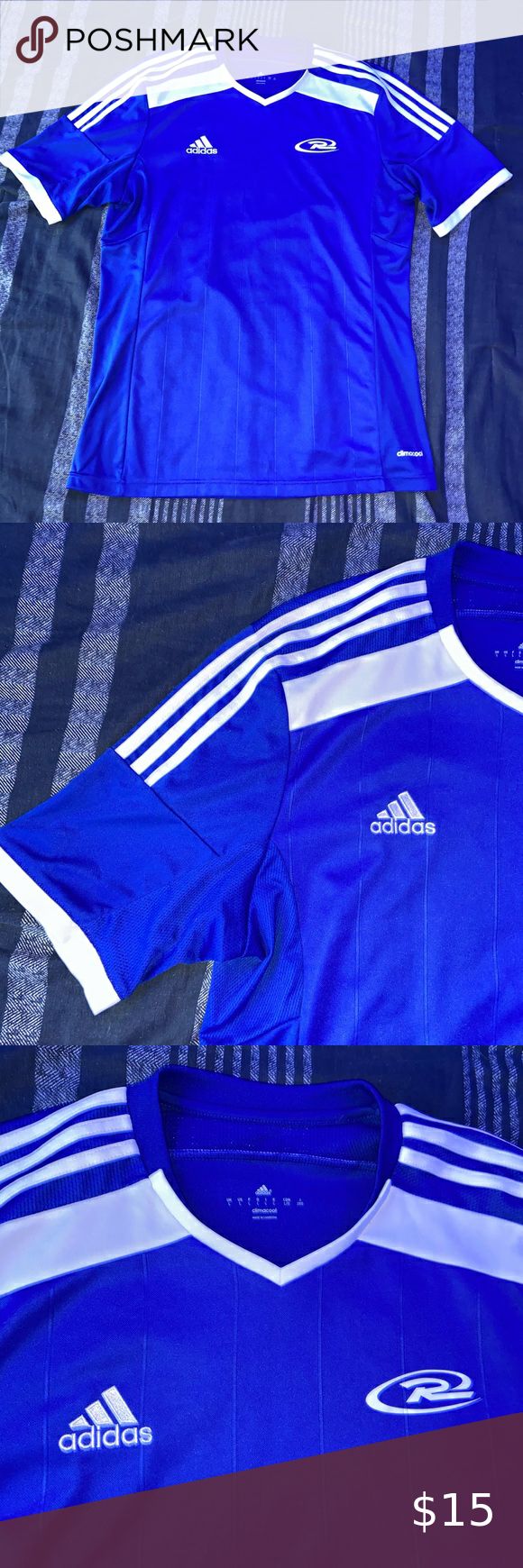 Blue Adidas Rush Soccer Jersey 🔵⚽️ | Rush soccer, Blue adidas, Soccer