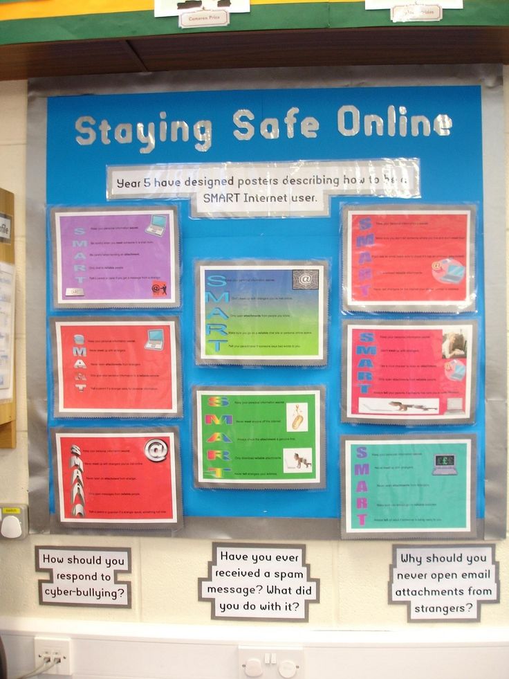 22 best display e safety images on pinterest cyber online poster board