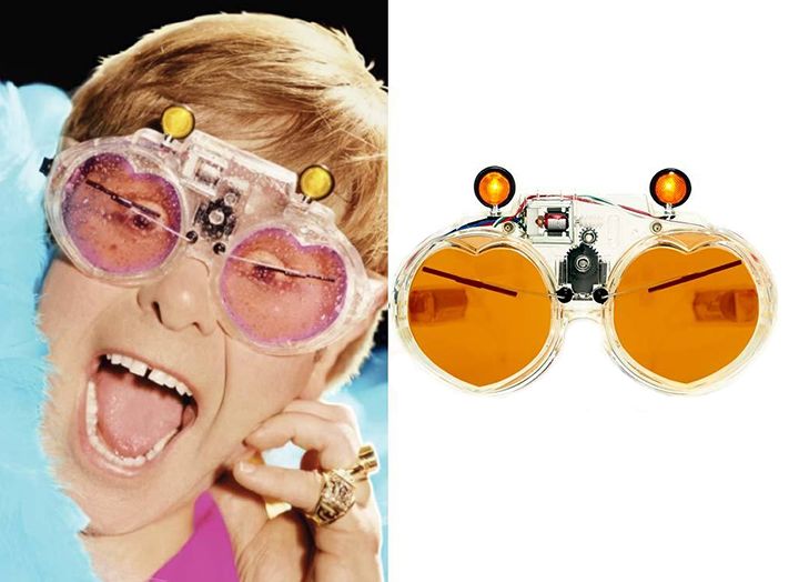 Windshield wiper glasses...GO ELTON! | Glasses, Round sunglass women