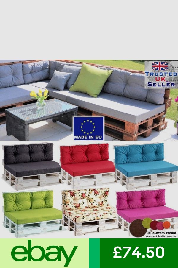 Euro Palette Cushions Pallet Outdoor Garden Sofa Seat Foam Pad On Wicker Furniture Pallet Cushions Wicker Furniture, Foam For Outdoor Cushions Uk