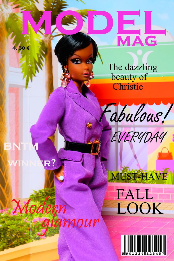 Bntm Cat Onat333 Model Mag Magazine Model Dress Barbie Doll Fashion
