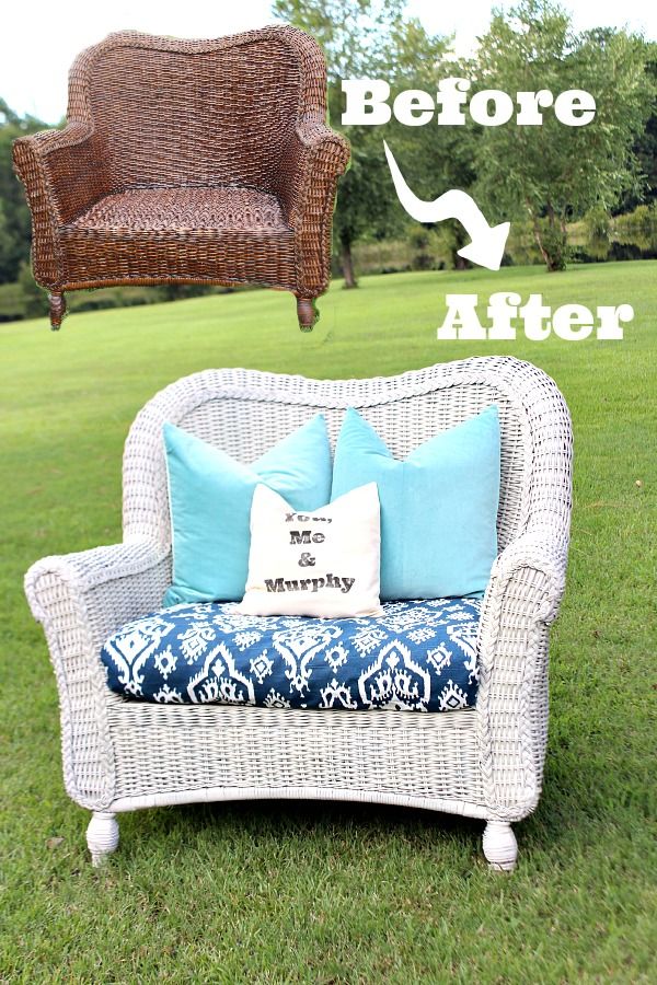 How To Spray Paint Wicker Outdoor Furniture Makeover Painting Chair How To Spray Paint Wicker Outdoor, How To Paint Wicker Garden Furniture