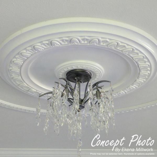 Ekena Millwork 24 In Claremont Ceiling Ring 1 4 Of Complete Circle Cr23cl The Home Depot 2021 Medallions Rings Luxury Design Ekena Millwork 24 In Claremont Ceiling, Ceiling Ring Molding