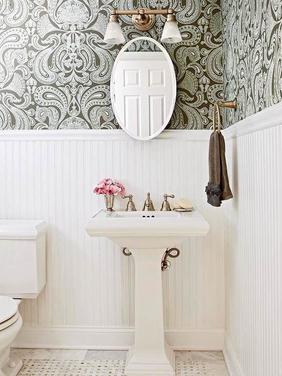 Pinterest Small Bathroom Wallpaper Ideas
