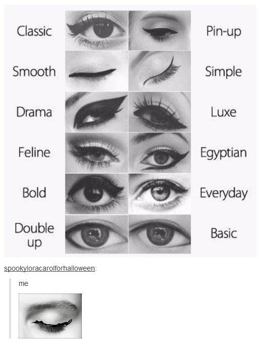48 Best Makeup Images On Pinterest Beauty Makeup, Hair Dos - 513x685 - jpeg Different Eyeliner Styles Tumblr