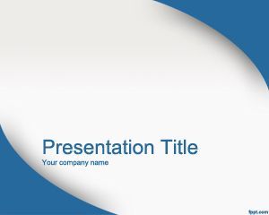 ppt template blue