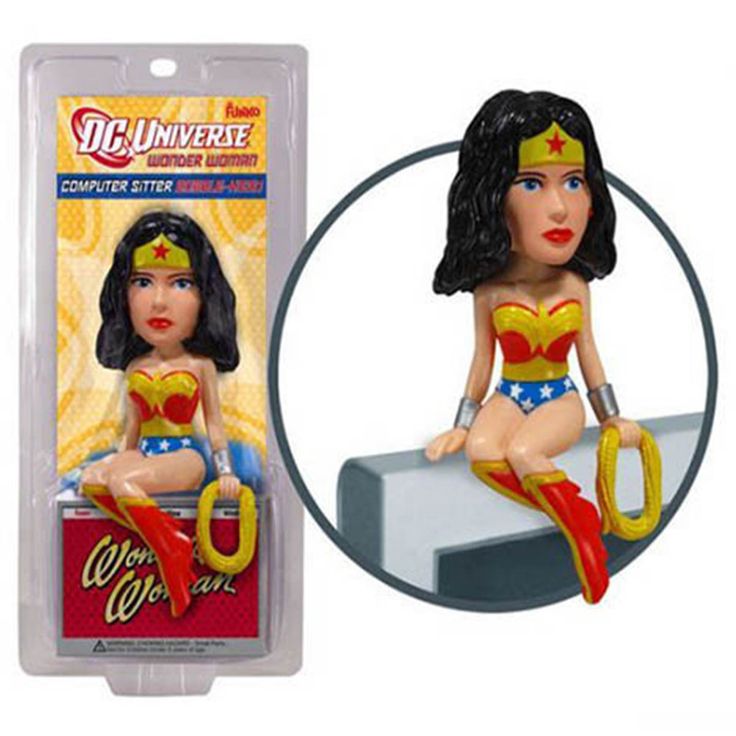 45 Best Wonder Woman Toys And Items Images On Dc Universe Wonder Woman Computer Sitter Bobble Head